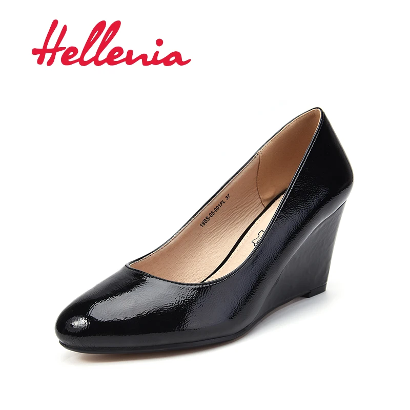 Hellenia Spring Autumn Official Shoes Women Wedges Pumps High Heels Wedding Shoe Woman Boat shoes Ladies Basic Kid Leather Pump
Hellenia Spring Autumn Official Shoes Women Wedges Pumps High Heels Wedding Shoe Woman Boat shoes Ladies Basic Kid Leather Pump