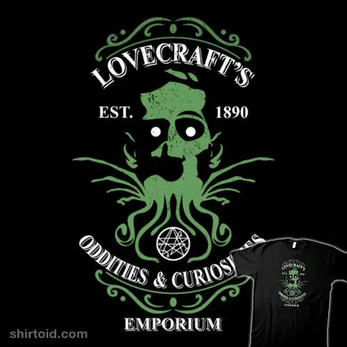 2019 Cool Hp Lovecraft Emporium Miskatonic Cthulhu Monster Mythos Hpl Mens T-Shirt Unisex Tee
2019 Cool Hp Lovecraft Emporium Miskatonic Cthulhu Monster Mythos Hpl Mens T-Shirt Unisex Tee