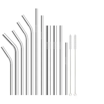 500pcs/lot Metal drinking straw 304 stainless steel straw food grade diameter 6mm/8mm/9mm/10mm/12mm Factory wholesale price
500pcs/lot Metal drinking straw 304 stainless steel straw food grade diameter 6mm/8mm/9mm/10mm/12mm Factory wholesale price