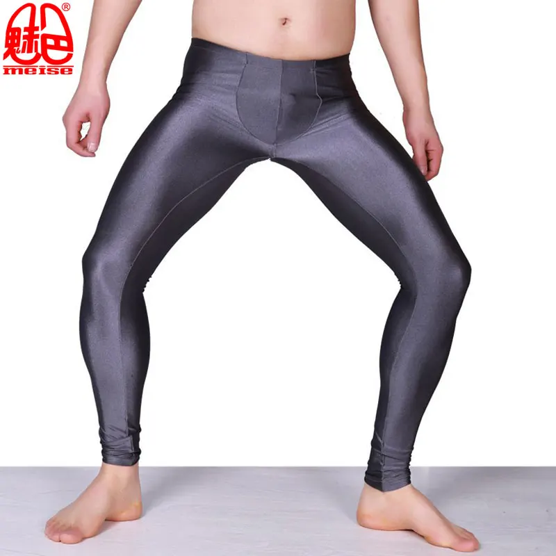Sexy Men Plus Size U Convex Pouch Legging Glossy Oil Shiny Lycra Leggings Gray High Elastic Soft Breathable Pencil Pants F38
Sexy Men Plus Size U Convex Pouch Legging Glossy Oil Shiny Lycra Leggings Gray High Elastic Soft Breathable Pencil Pants F38