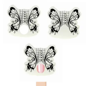 100pcs White Black Butterfly Nails Form Paper Stickers for Gel Nail Art Nail Extensions Build Gel Nail Shape Tips Acrylic Forms
100pcs White Black Butterfly Nails Form Paper Stickers for Gel Nail Art Nail Extensions Build Gel Nail Shape Tips Acrylic Forms