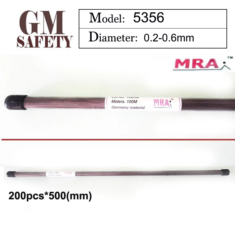 MRA 5356 of 0.2/0.3/0.4/0.5/0.6mm Laser welding for Welders 200pcs in 1 Tube B012210
MRA 5356 of 0.2/0.3/0.4/0.5/0.6mm Laser welding for Welders 200pcs in 1 Tube B012210