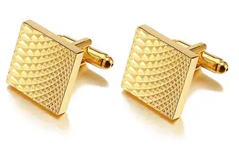 Gold Square Cufflinks Simple Fashion Style Classic Carve Cuff links Relojes Gemelos Men Jewelry Accessory Gift Business 10pair
Gold Square Cufflinks Simple Fashion Style Classic Carve Cuff links Relojes Gemelos Men Jewelry Accessory Gift Business 10pair