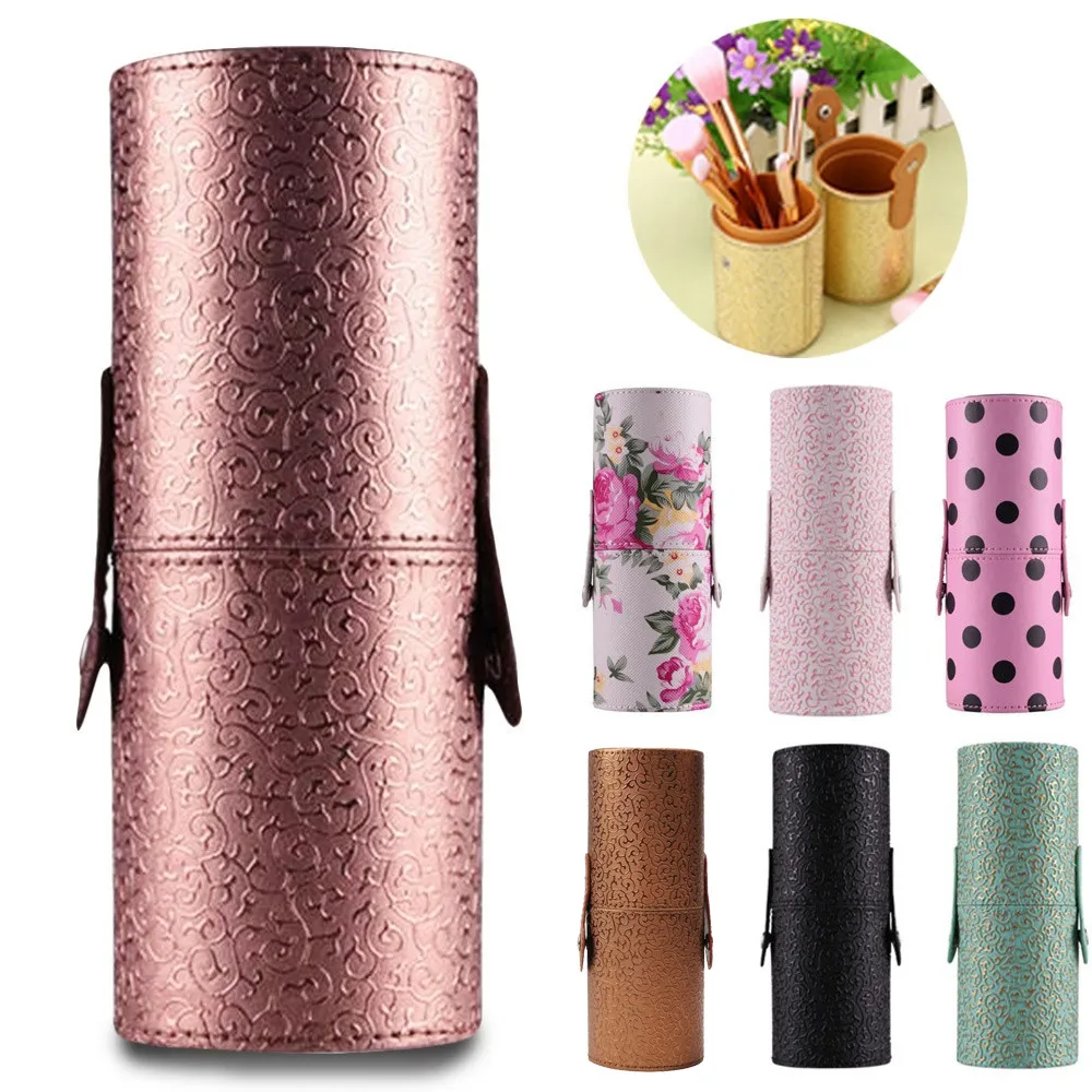 Leather Cosmetic Case Portable Storage Makeup Bags Organizer Brush Holder Cup Outdoor Travel Bag Makeup Beauty Toiletry Kit
Leather Cosmetic Case Portable Storage Makeup Bags Organizer Brush Holder Cup Outdoor Travel Bag Makeup Beauty Toiletry Kit
