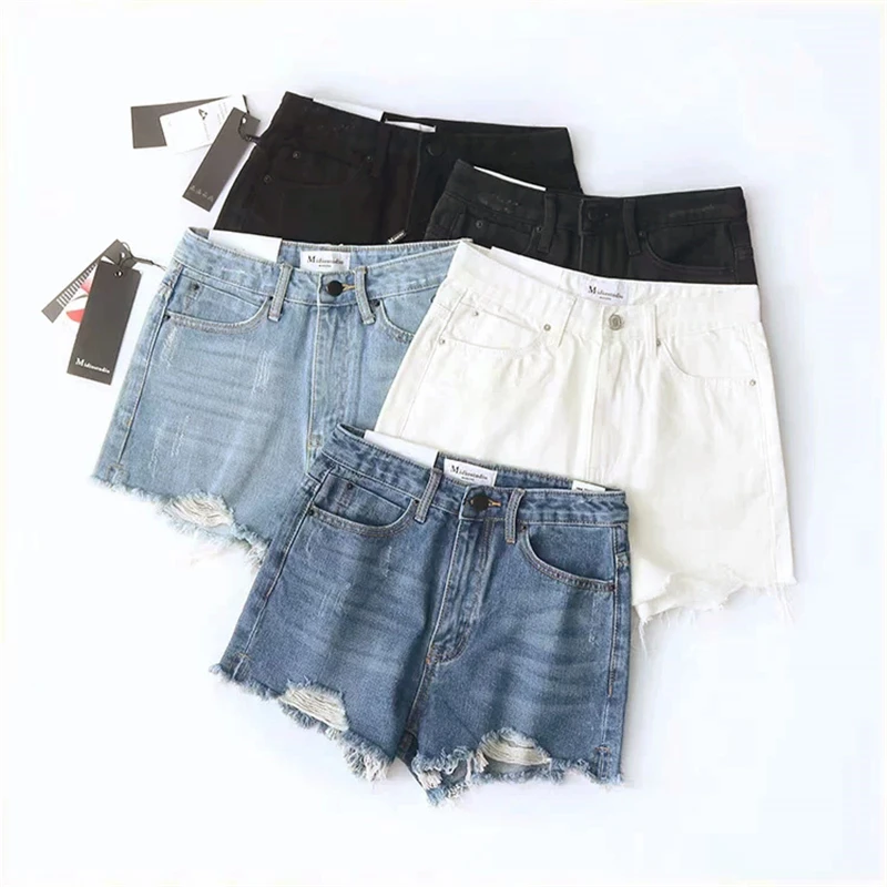 Summer Fashion blue Do old Style female worn burr high waist denim shorts women black Casual hole jeans shorts girls hot short
Summer Fashion blue Do old Style female worn burr high waist denim shorts women black Casual hole jeans shorts girls hot short