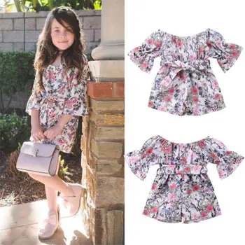 6M-5Y Toddler Kids Baby Girl Jumpsuit Flare Sleeve Romper Short Pants Baby Girl One-Piece Clothes
6M-5Y Toddler Kids Baby Girl Jumpsuit Flare Sleeve Romper Short Pants Baby Girl One-Piece Clothes