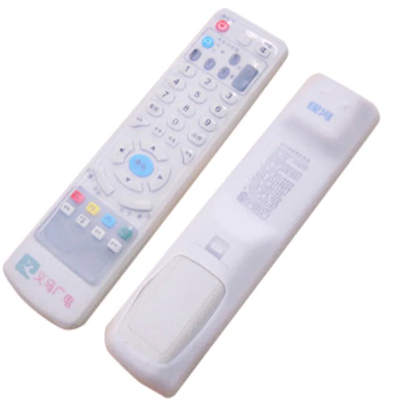 Remote Control Cover Silicone Transparent TV Remote Control Case Air Conditioning Dust Protect Storage Bag Home Accessories