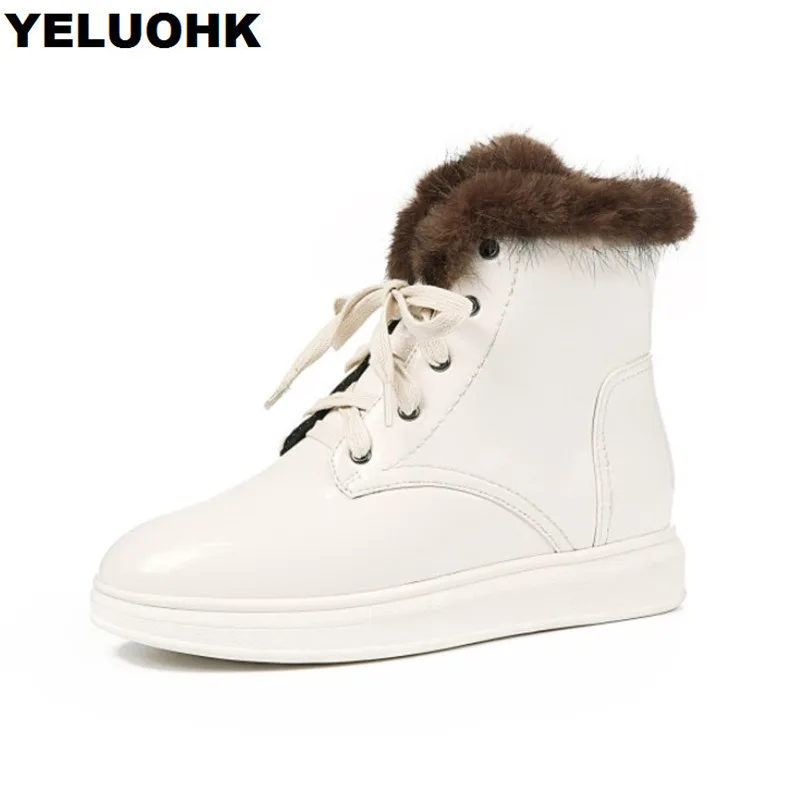 Brand New Winter Boots Female Shoes Plush Patent Leather Snow Boots Women Winter Shoes Warm Platform Ankle Boots For Women
Brand New Winter Boots Female Shoes Plush Patent Leather Snow Boots Women Winter Shoes Warm Platform Ankle Boots For Women