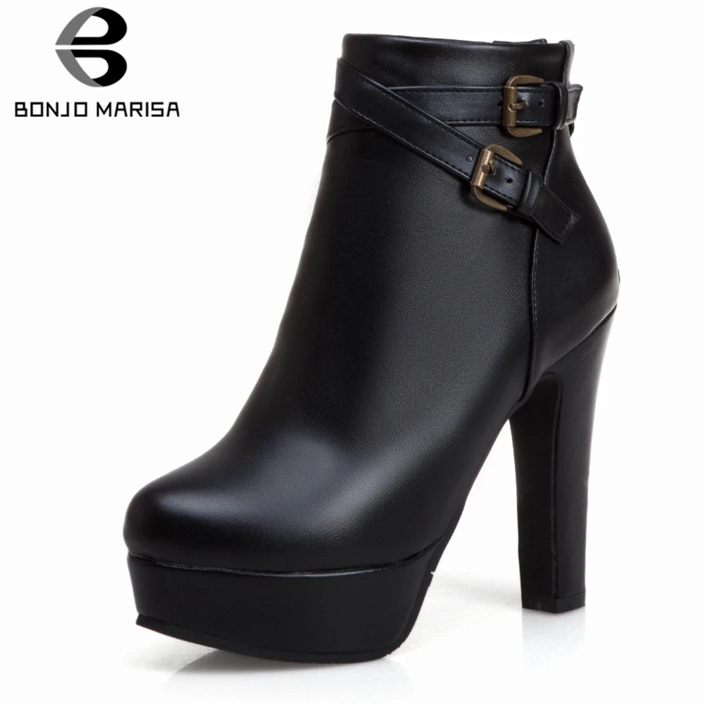 BONJOMARISA New Dropship Plus Size 34-50 Platform Ankle Boots Women 2019 Lady Elegant Black Booties Super High Heels Shoes Woman
BONJOMARISA New Dropship Plus Size 34-50 Platform Ankle Boots Women 2019 Lady Elegant Black Booties Super High Heels Shoes Woman