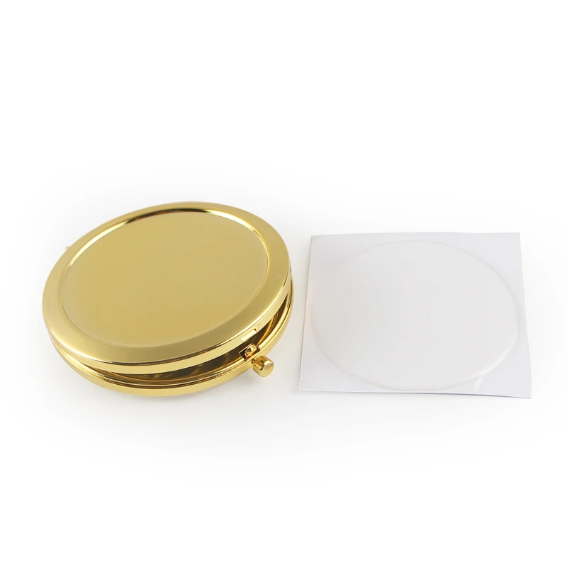 Gold Round Push Button Open DIY Kit Blank Compact Mirror with 58mm epoxy stickers
Gold Round Push Button Open DIY Kit Blank Compact Mirror with 58mm epoxy stickers