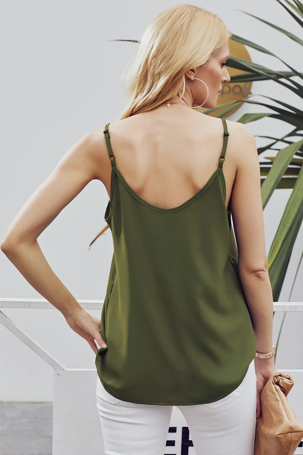 Green-Spaghetti-Strap-Buttoned-Tank-Top-LC251835-9-5