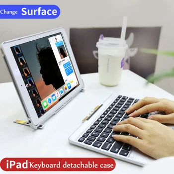 For iPad 2018 9.7 Colorful Backlight Detachable Wireless Bluetooth Keyboard Case Cover For iPad Air 2 1 Fundas For iPad Pro 9.7
For iPad 2018 9.7 Colorful Backlight Detachable Wireless Bluetooth Keyboard Case Cover For iPad Air 2 1 Fundas For iPad Pro 9.7