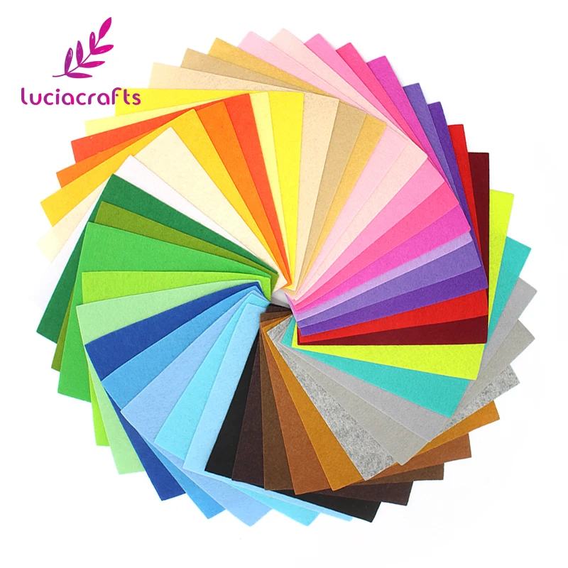 Lucia crafts 30cm Thick:1mm Felt Fabric Non-woven Felt DIY Handmade Decorations Random Assorted 12 Color 12pcs/lot B1403
Lucia crafts 30cm Thick:1mm Felt Fabric Non-woven Felt DIY Handmade Decorations Random Assorted 12 Color 12pcs/lot B1403