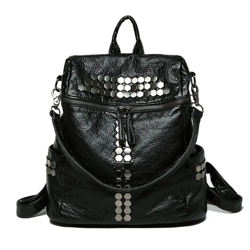 Fashion Women Lady School Leather Girls Rivet Studded Backpack Travel Shoulder Bag
Fashion Women Lady School Leather Girls Rivet Studded Backpack Travel Shoulder Bag