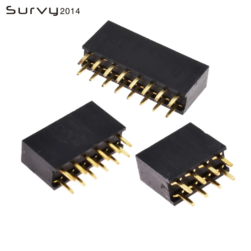 50PCS 2x4P/2x6P/2x8PP Pin Header Socket gold plated 4/6/8Pin 2.54mm Row Straight Female Double
50PCS 2x4P/2x6P/2x8PP Pin Header Socket gold plated 4/6/8Pin 2.54mm Row Straight Female Double