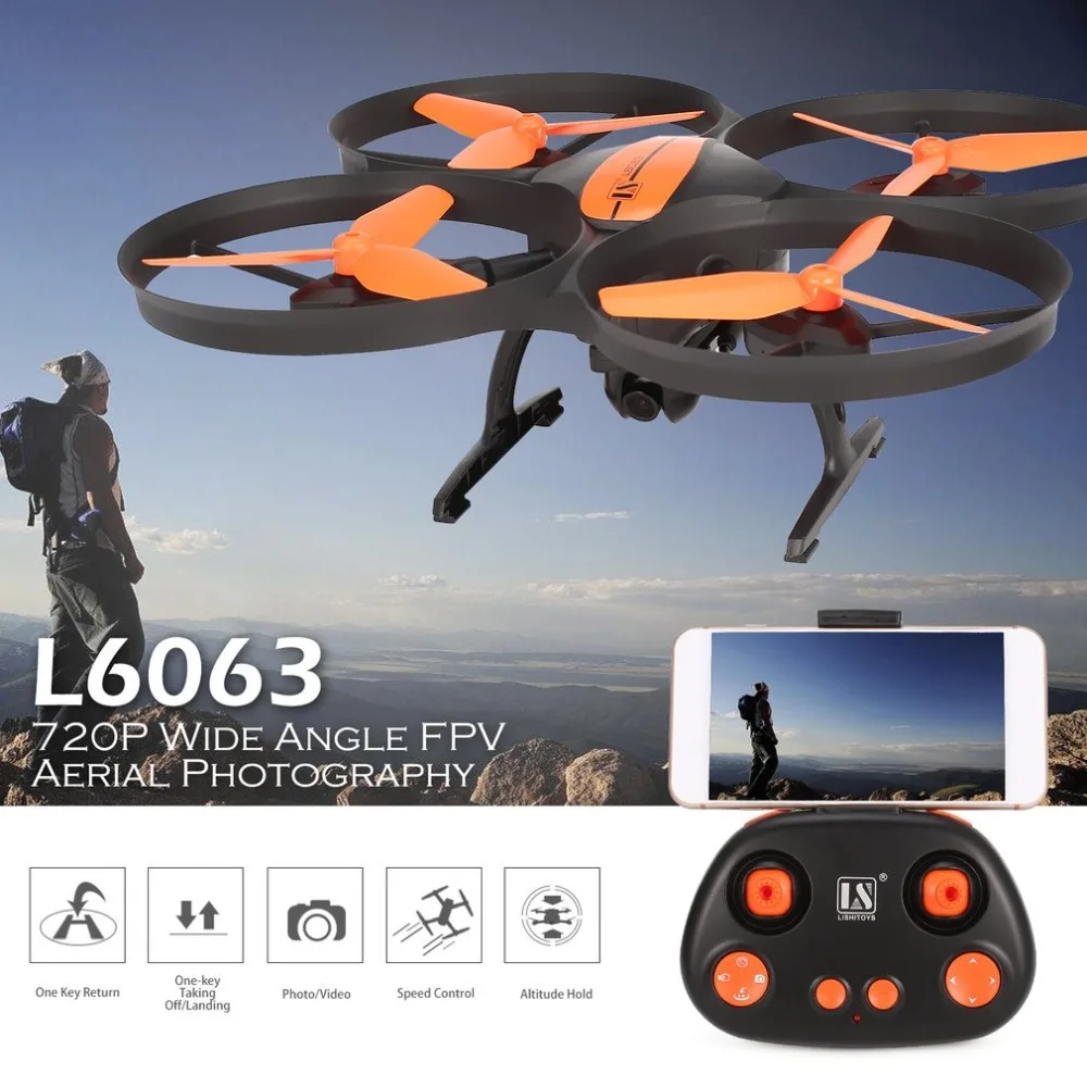 4CH RC Drone Quadcopter Altitude Hold with 720P Wide Angle Camera One Key Return Speed Control Anti-carsh Headless Mode
4CH RC Drone Quadcopter Altitude Hold with 720P Wide Angle Camera One Key Return Speed Control Anti-carsh Headless Mode
