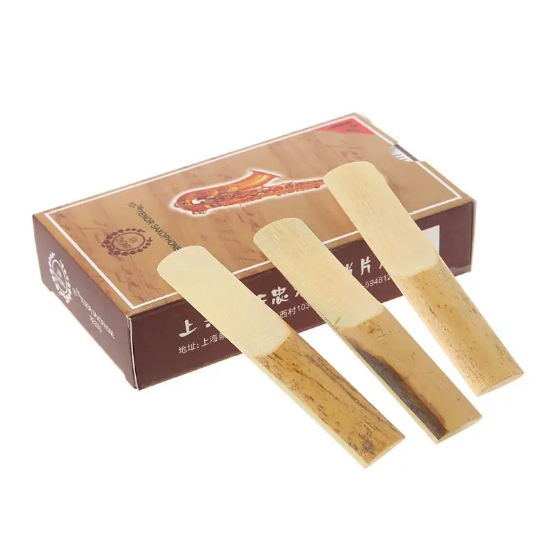 10pcs Bb Tenor Saxophone Reeds Strength 2.5 Bamboo Sax Woodwind Instrument Parts
10pcs Bb Tenor Saxophone Reeds Strength 2.5 Bamboo Sax Woodwind Instrument Parts