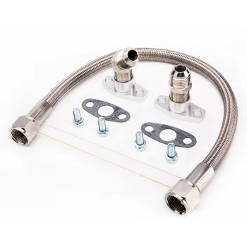 Kinugawa Turbo Oil Drain Line Kit 19cm 10AN for Mitsubishi Lancer EVO 4-9 w/ Stock TD05HR Turbo
Kinugawa Turbo Oil Drain Line Kit 19cm 10AN for Mitsubishi Lancer EVO 4-9 w/ Stock TD05HR Turbo