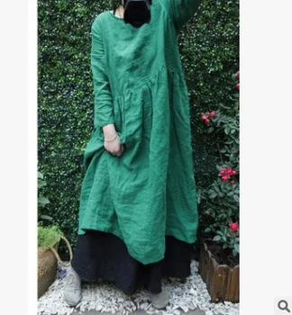 New products listed in the summer of 2018, the original design of high-end loose big yards of cotton linen women dress
New products listed in the summer of 2018, the original design of high-end loose big yards of cotton linen women dress