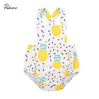 Summer Cute Princess Baby Girls Pineapple Print Romper Jumpsuit One Pieces Outfits Sunsuit Children Clothes 0-18M
Summer Cute Princess Baby Girls Pineapple Print Romper Jumpsuit One Pieces Outfits Sunsuit Children Clothes 0-18M