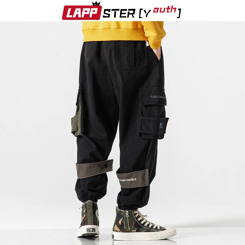 LAPPSTER Men Ribbons Streetwear Harem Cargo Pants 2019 Hip Hop Sweatpants Overalls Mens Vintage Loose Black Joggers Pocket 5XL
LAPPSTER Men Ribbons Streetwear Harem Cargo Pants 2019 Hip Hop Sweatpants Overalls Mens Vintage Loose Black Joggers Pocket 5XL