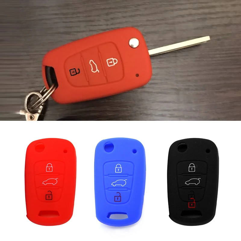 For Kia Rio K2 K3 K5 Sportage Soul Optima Ceed Sorento Hyundai I20 I30 I35 Ix20 Ix35 Silicone Car 3 Buttons Key Cover Case Shell
For Kia Rio K2 K3 K5 Sportage Soul Optima Ceed Sorento Hyundai I20 I30 I35 Ix20 Ix35 Silicone Car 3 Buttons Key Cover Case Shell