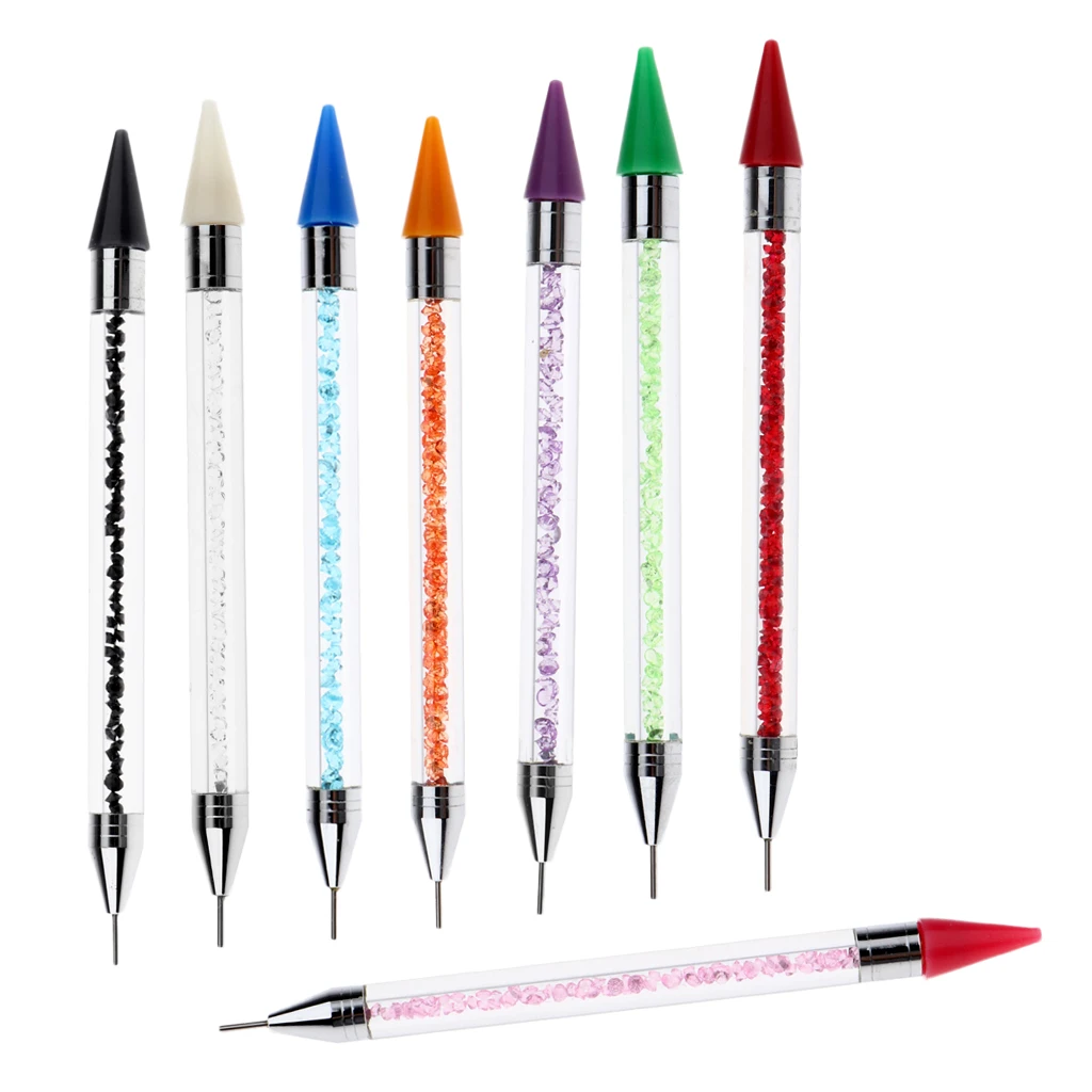 Self Adhesive Rhinestones Picker Wax Pencil Decorating Gem Beads Pick up Tool Crystal Acrylic Handle Nail Art Dotting Pen
Self Adhesive Rhinestones Picker Wax Pencil Decorating Gem Beads Pick up Tool Crystal Acrylic Handle Nail Art Dotting Pen