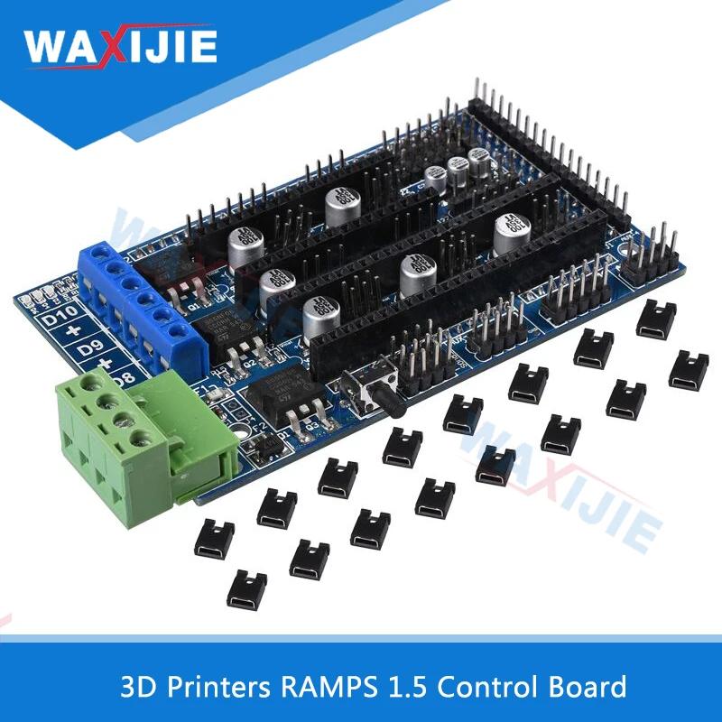 3D Printer RAMPS 1.4/1.5 Control Board Development Motherboard Control Module DIY 3D Printer Driver Assembly For Reprap Mendel
3D Printer RAMPS 1.4/1.5 Control Board Development Motherboard Control Module DIY 3D Printer Driver Assembly For Reprap Mendel