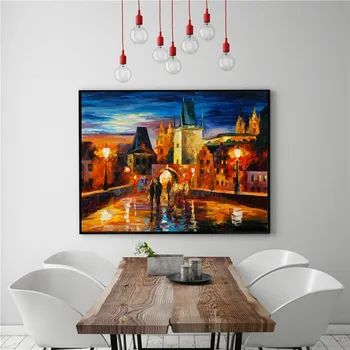 Home living room decor canvas painting unFrame abstract oil evening Prague wall art Picture wholesale MB3-045
Home living room decor canvas painting unFrame abstract oil evening Prague wall art Picture wholesale MB3-045