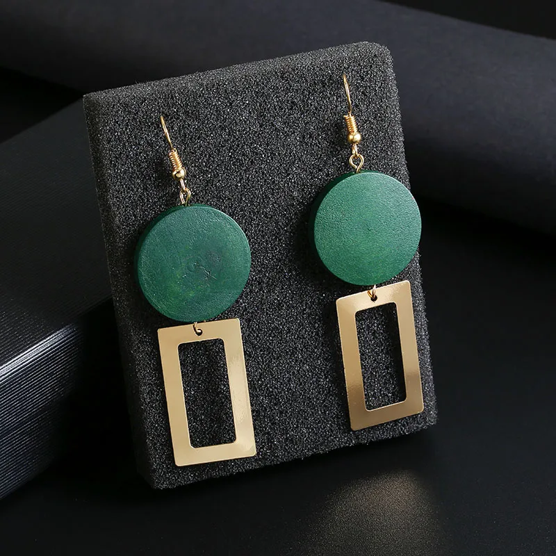 Natural Wood Circle Drop Earrings for Women Geometry Square Dangle Earring Ethnic Fashion Statement Ear Korean Jewelry Gift
Natural Wood Circle Drop Earrings for Women Geometry Square Dangle Earring Ethnic Fashion Statement Ear Korean Jewelry Gift