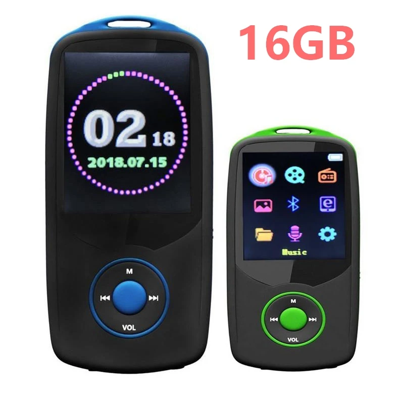 Bluetooth 4.0 MP3 Music Player 16GB RUIZU X06 Color Screen Menu with FM Radio, Voice Recorder, Supports Up to 64GB SD/TF Card
Bluetooth 4.0 MP3 Music Player 16GB RUIZU X06 Color Screen Menu with FM Radio, Voice Recorder, Supports Up to 64GB SD/TF Card