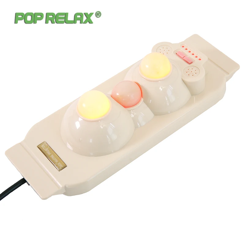 

Pop Relax Health Products Electric Prostate Massage For Men Handhend Infrared Heating Therapy Device 3 Balls Jade Stone Massager