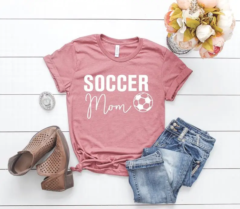 PADDY DESIGN Soccer Mom Sport T-shirt Gym Women Top Tee Casual Short Sleeve Goals Female T Shirt Femme Tops Plus Size Drop Ship
PADDY DESIGN Soccer Mom Sport T-shirt Gym Women Top Tee Casual Short Sleeve Goals Female T Shirt Femme Tops Plus Size Drop Ship
