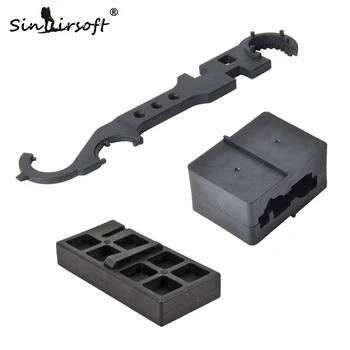 TACTIFANS Hunting Gun Smithing Tools Kits M16 M4 Serier Combo Lower/Upper Vise Block&Wrench For AR15 Rifle Hunting Accessories
TACTIFANS Hunting Gun Smithing Tools Kits M16 M4 Serier Combo Lower/Upper Vise Block&Wrench For AR15 Rifle Hunting Accessories