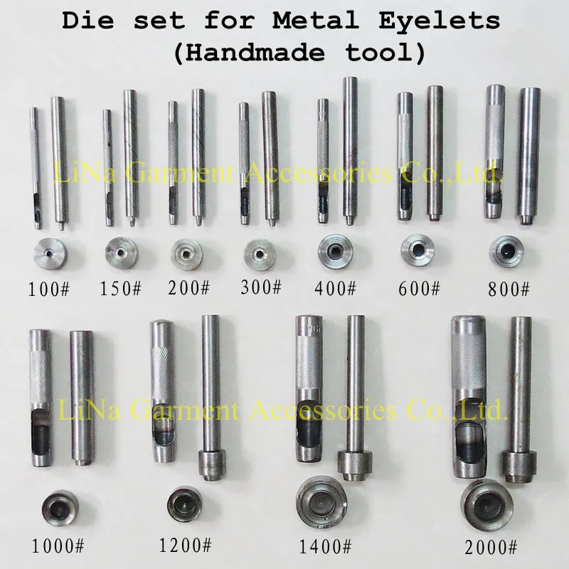 

CPAM Shipping 8 mm metal eyelet Die Set DIY handmade machine for eyelet hole handmade tool for eyelet