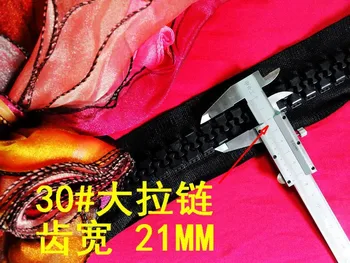 30# oversize resin zipper 2meters with 2pcs slider thickened tooth black zipper for diy yacht boat outdoor garment free shipping
30# oversize resin zipper 2meters with 2pcs slider thickened tooth black zipper for diy yacht boat outdoor garment free shipping