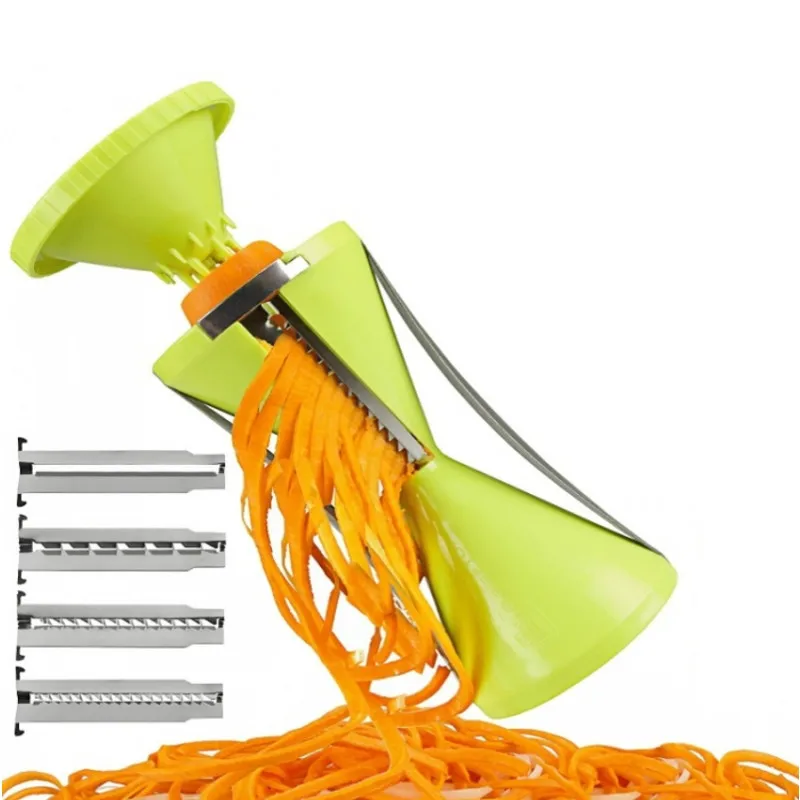 4 in 1 Rotating Kitchen Manual Funnel Grater Multi - Function Chopping Machine Funnel Model Vegetable Shred Device Spiral Slicer
4 in 1 Rotating Kitchen Manual Funnel Grater Multi - Function Chopping Machine Funnel Model Vegetable Shred Device Spiral Slicer