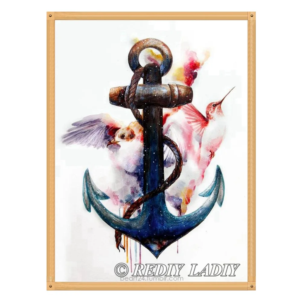 REDIY LADIY Diamond Embroidery Anchor Birds Diamond Painting Cross Stitch Kits Full Square Rhinestones Crystal Mosaic Needlework
REDIY LADIY Diamond Embroidery Anchor Birds Diamond Painting Cross Stitch Kits Full Square Rhinestones Crystal Mosaic Needlework