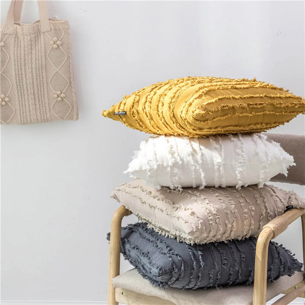 Meijuner Cushion Cover Solid Color pillowcase Cotton Tassel Cushion Cover Simple Living Room Hotel Sofa Pillow Y380
Meijuner Cushion Cover Solid Color pillowcase Cotton Tassel Cushion Cover Simple Living Room Hotel Sofa Pillow Y380