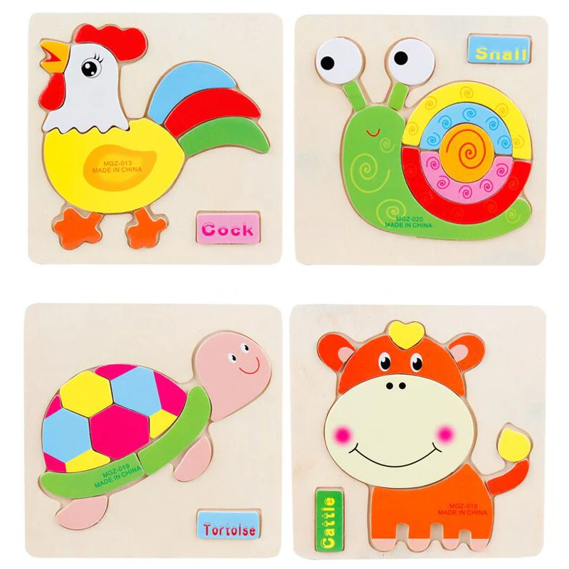 Jigsaw 3D Puzzle Wooden Toys Cartoon Animals Traffic Cards Intelligence Early Learning Educational Toys for Children
Jigsaw 3D Puzzle Wooden Toys Cartoon Animals Traffic Cards Intelligence Early Learning Educational Toys for Children