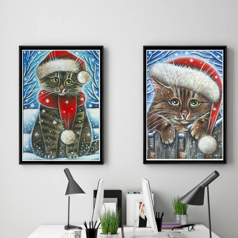 Full Square Round Drill Resin Stone 5D DIY Diamond Painting Christmas Cat 3D Embroidery Cross Stitch Mosaic Home Decor Gift
Full Square Round Drill Resin Stone 5D DIY Diamond Painting Christmas Cat 3D Embroidery Cross Stitch Mosaic Home Decor Gift