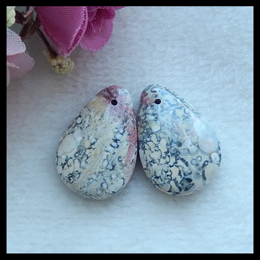 Orbicular Rhyolite Birds'Eye Jasper fashion woman Earring Beads,Semi-precious stones jewelry accessories,23x16x5mm,4.9g
Orbicular Rhyolite Birds'Eye Jasper fashion woman Earring Beads,Semi-precious stones jewelry accessories,23x16x5mm,4.9g