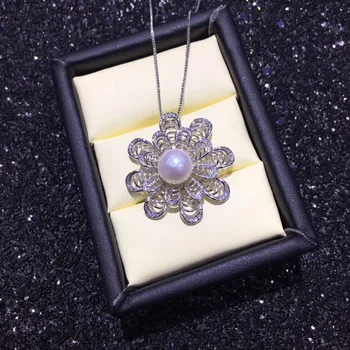 New Arrival Hot Georous Pearl Pendant Mountings, Pendant Findings, Pendant Settings Jewelry Parts Fittings Wedding Accessories
New Arrival Hot Georous Pearl Pendant Mountings, Pendant Findings, Pendant Settings Jewelry Parts Fittings Wedding Accessories