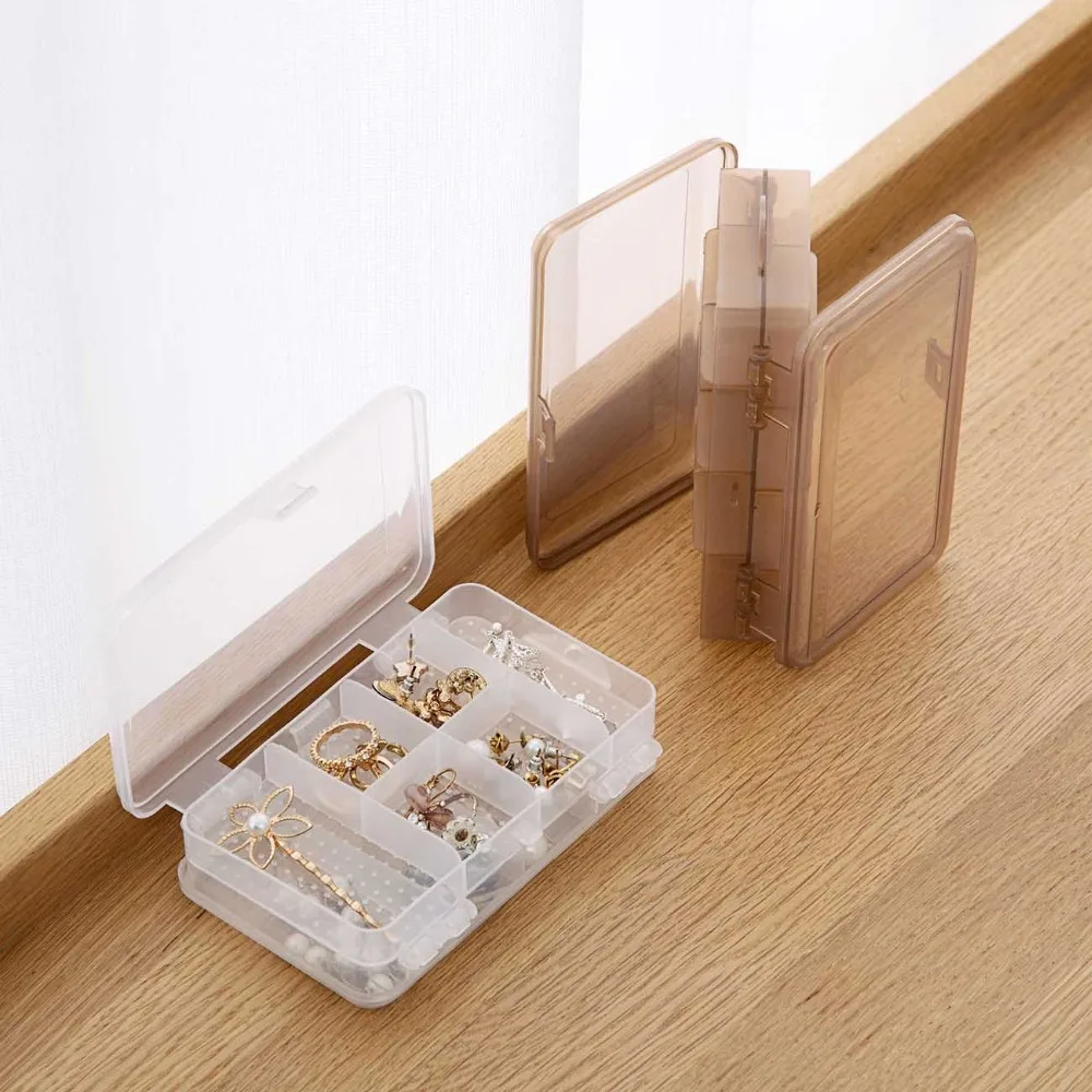 OTHERHOUSE Jewelry Organizer Double Layer Jewel Storage Box Case Travel Wedding Necklace Bracelet Ring Storage Case Transparent
OTHERHOUSE Jewelry Organizer Double Layer Jewel Storage Box Case Travel Wedding Necklace Bracelet Ring Storage Case Transparent