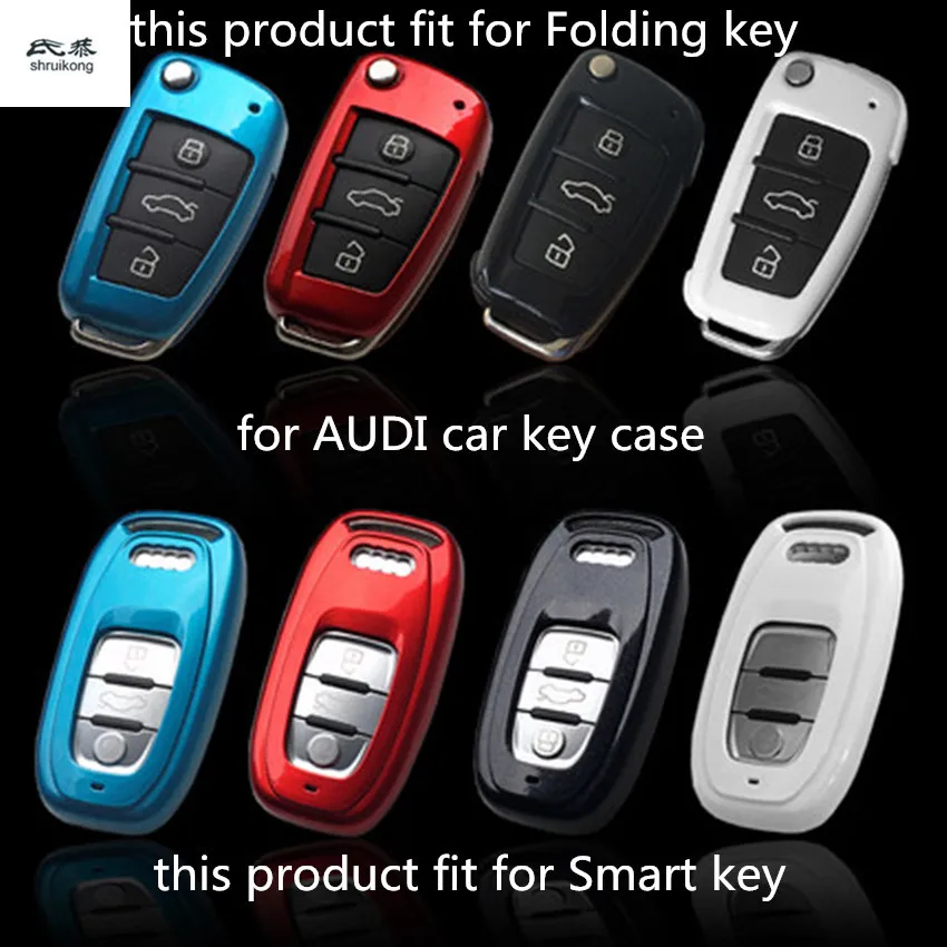 High quality 1set MirageBlack Piano paint ABS car key case car key bag For AUDI A2 A3 A4 A6 A6L A8 TT Q3
High quality 1set MirageBlack Piano paint ABS car key case car key bag For AUDI A2 A3 A4 A6 A6L A8 TT Q3