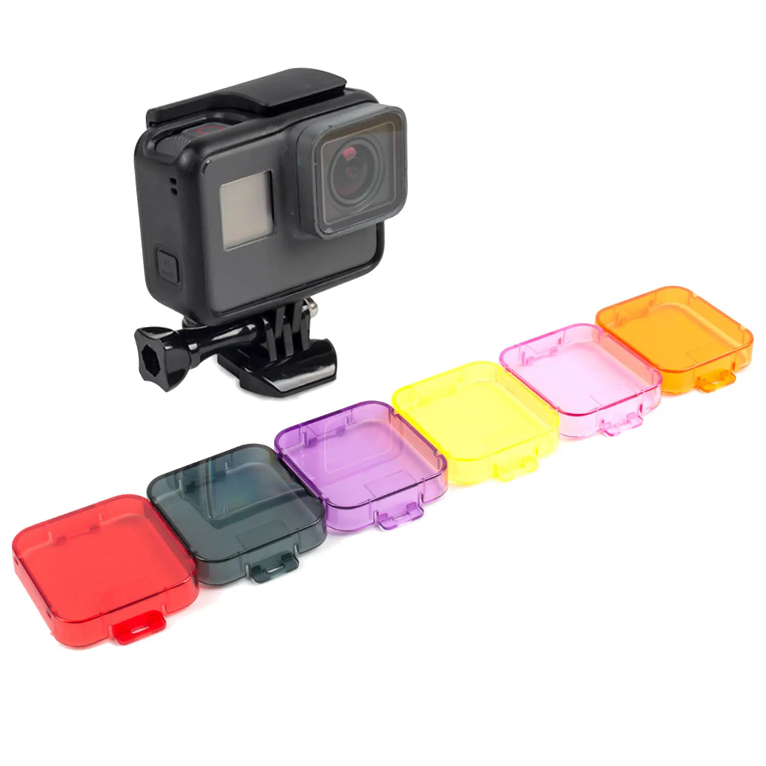 SUNNYLIFE 6pcs Portable Snorkeling Diving Camera Lens Filters For GoPro Hero 5 Go Pro Hero5 Filtro Filtre Accessories Gadgets
SUNNYLIFE 6pcs Portable Snorkeling Diving Camera Lens Filters For GoPro Hero 5 Go Pro Hero5 Filtro Filtre Accessories Gadgets