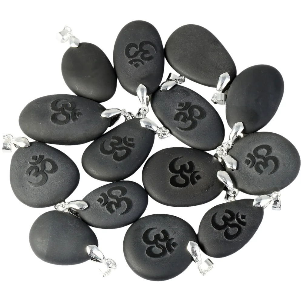 SUNYIK Black Stone Engraved OM Yoga Symbol Hindu Healing Chakra Reiki Pendant Fit Necklace
SUNYIK Black Stone Engraved OM Yoga Symbol Hindu Healing Chakra Reiki Pendant Fit Necklace