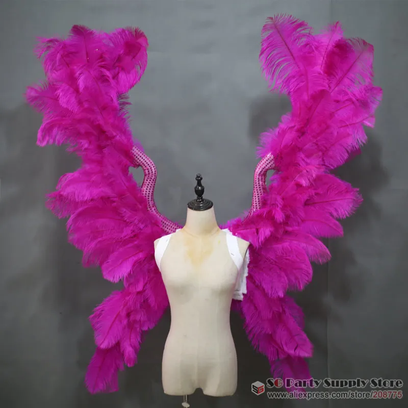 New Costumed luxury Rose red Ostrich feather wings for Automobile Exhibition stage performance Displays shooting props white
New Costumed luxury Rose red Ostrich feather wings for Automobile Exhibition stage performance Displays shooting props white