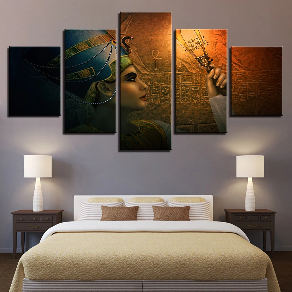 Canvas Art Prints Framework Wall Modular Picture 5 Panel Girl Egypt Modern Frames For Paintings Decoration Kids Room Poster
Canvas Art Prints Framework Wall Modular Picture 5 Panel Girl Egypt Modern Frames For Paintings Decoration Kids Room Poster