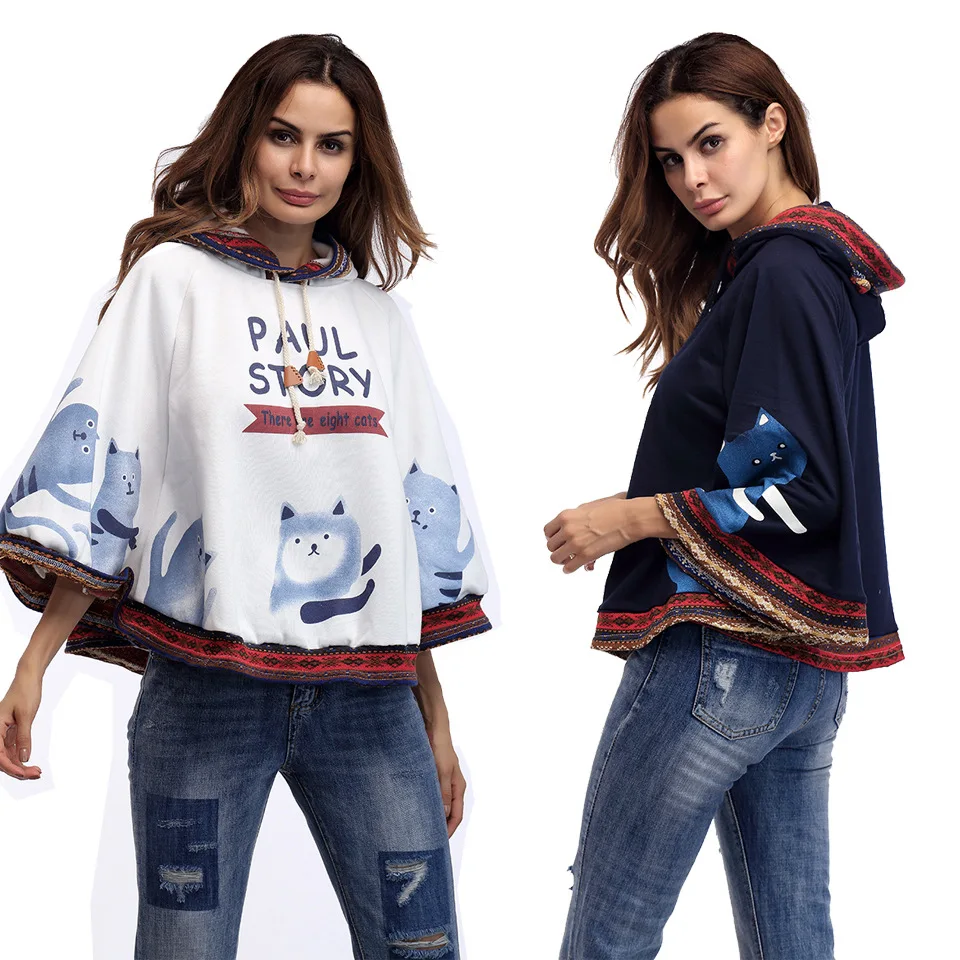 New Autumn/Winter Batwing Sleeve Fleece Capes Poncho Women Hooded Fleece 3/4 Sleeve cutie cat ear
New Autumn/Winter Batwing Sleeve Fleece Capes Poncho Women Hooded Fleece 3/4 Sleeve cutie cat ear